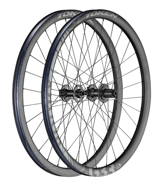 Token RoubX-B Disc 29" Carbon Tubeless Boost MTB Wheelset, 110/148mm Thru Axle Shimano/SRAM